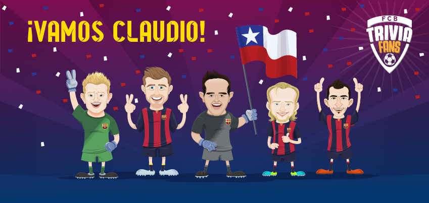 triviafans's tweet photo. ¡Comienza en Chile la #CopaAmérica! ¡VAMOS Claudio Bravo! http://t.co/tGURcWnren