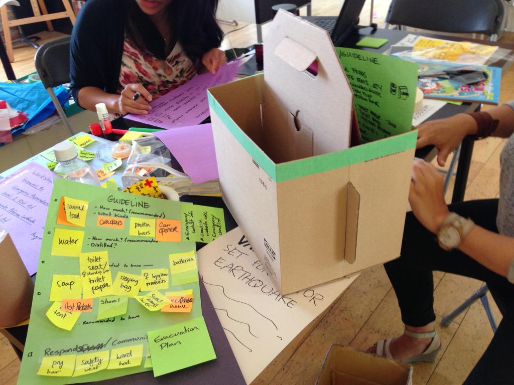 Hacking an ikea box for a service prototype. When services get physical! #GGovJam #GGJamVan