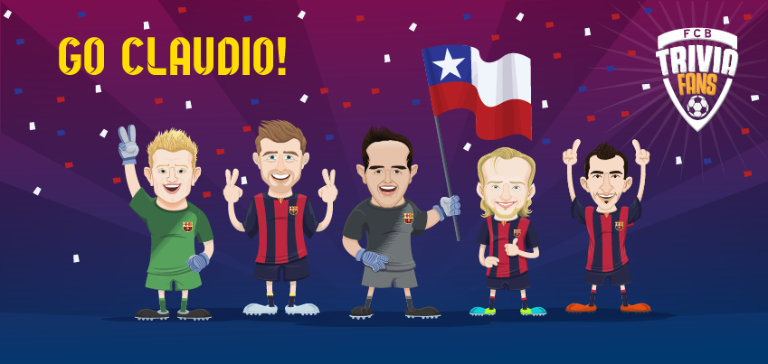 triviafans's tweet photo. The #CopaAmerica kicks-off in Chile this night. Go Claudio Bravo! http://t.co/8c6ldoP7AV