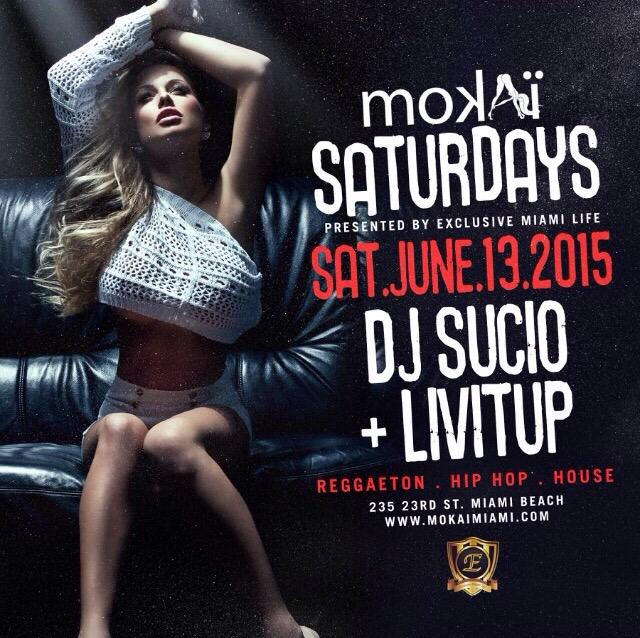 DJLivitup's tweet photo. Come party with us this Saturday @mokaimiami Welcoming ma brotha from la @Mega949 @TheRealDJSucio #miami #southBeach http://t.co/DET4HJiWXl