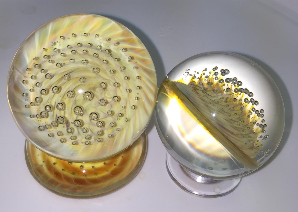 Give Dad some big marble love!  Contemporary art glass marbles by Bashi Ale'. Available at #Jekyllglass on Pier Rd.