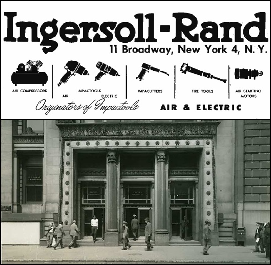 IRProducts's tweet photo. #TBT to 1905 when our name was created from Ingersoll-Sergeant Drill Company and Rand Drill Company. #IngersollRand http://t.co/TAULU27VNB