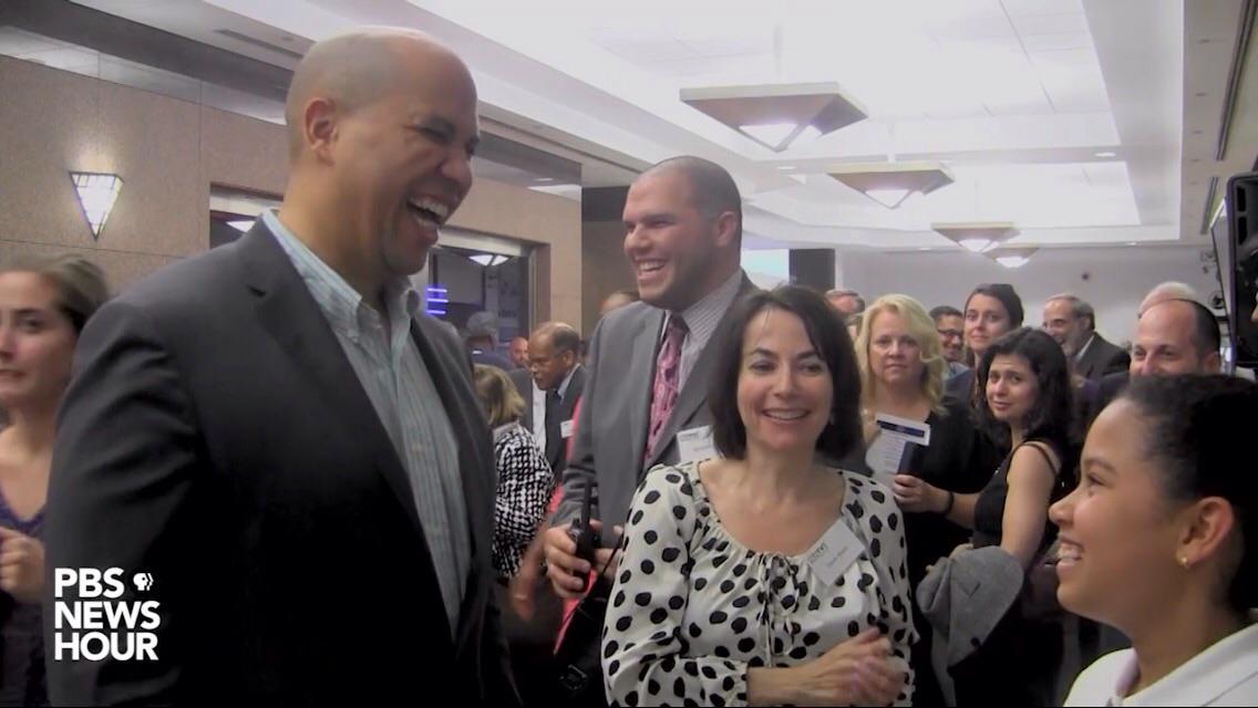 Students4Booker's tweet photo. Awesome interview with @CoryBooker and Isabel of @reportinglabs #students4booker http://t.co/8VM1dPXwAl