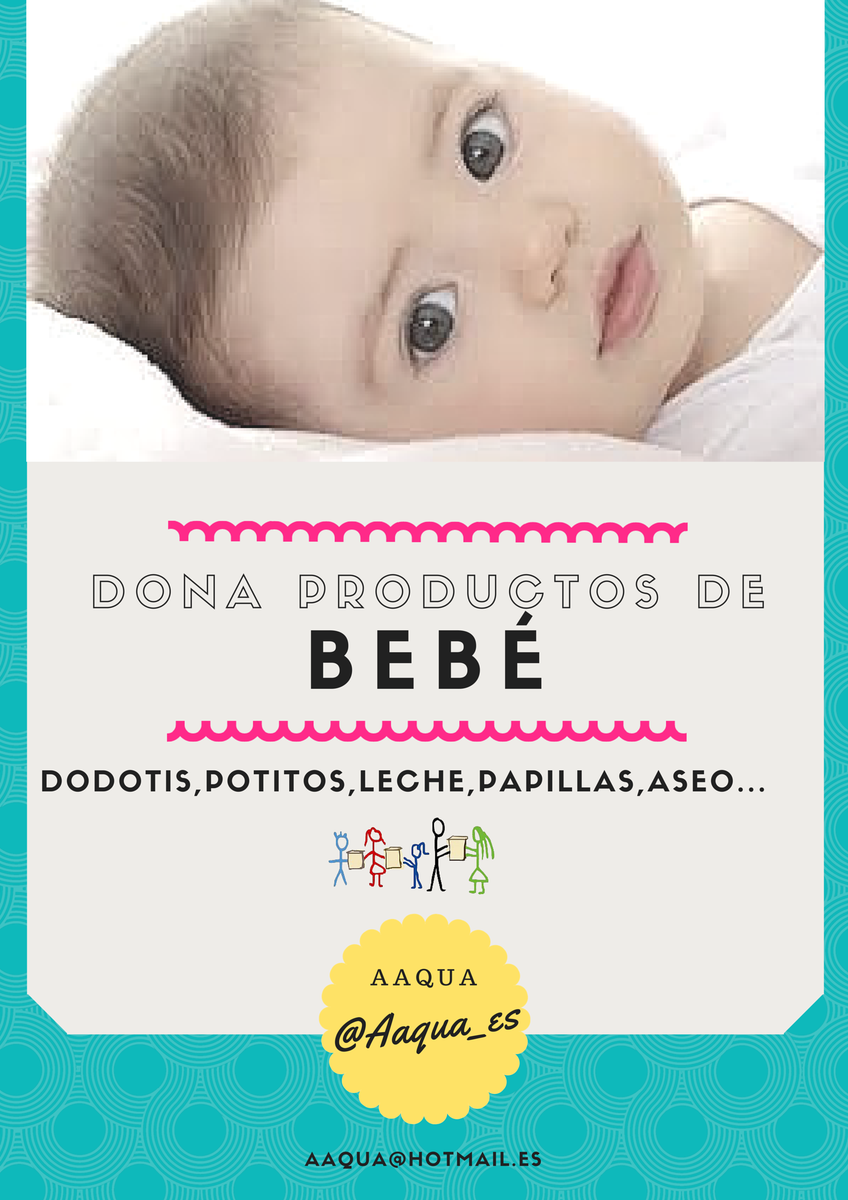 Aaqua_es's tweet photo. URGE productos de bebé.DONA POR FAVOR https://t.co/yvlTNJCEkv