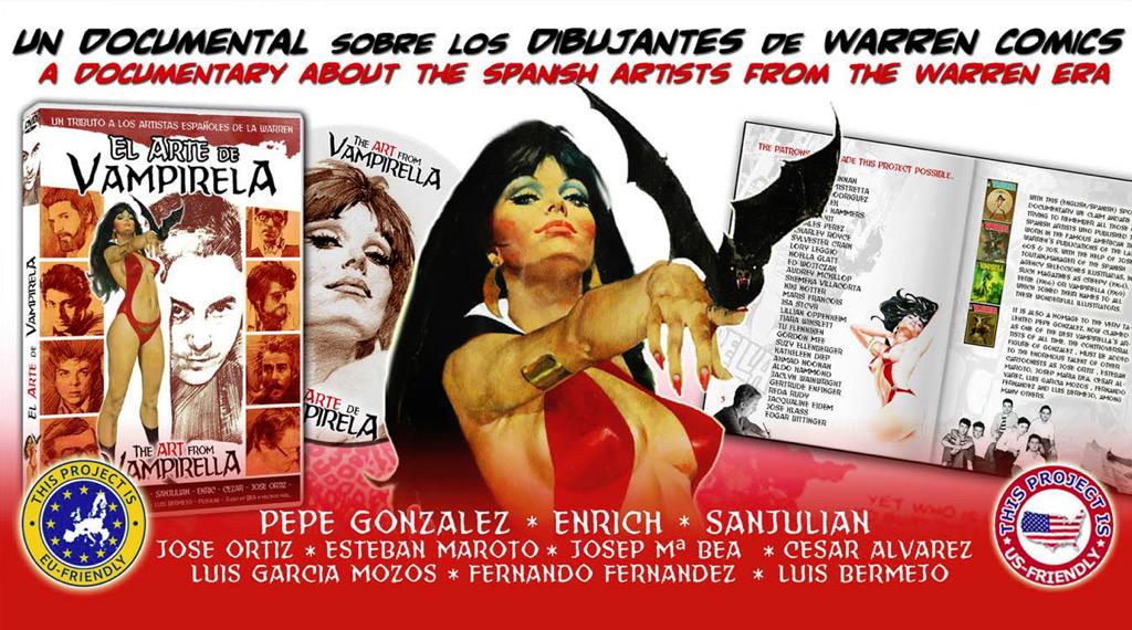 José Guerrero, autor de la <a href="/Dibupedia80s/">Dibupedia</a>, presenta un nuevo proyecto: <a href="/ArtOfVampirella/">Vampi Rella</a>  bit.ly/1cN0Z0x
