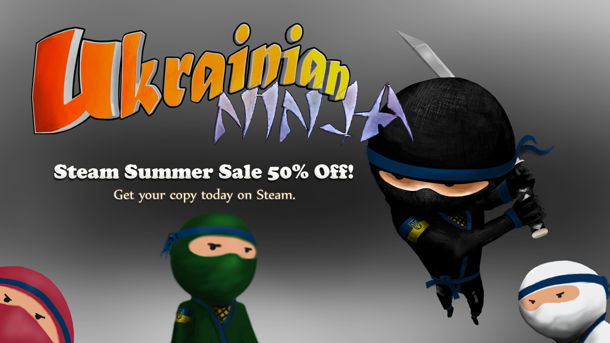 DragonGamesLLC's tweet photo. Steam Summer Sale is here #GotNinja? #videogames #gamedev #indiedev http://t.co/HVVlFdUsQO http://t.co/JfUhj6M1Q8