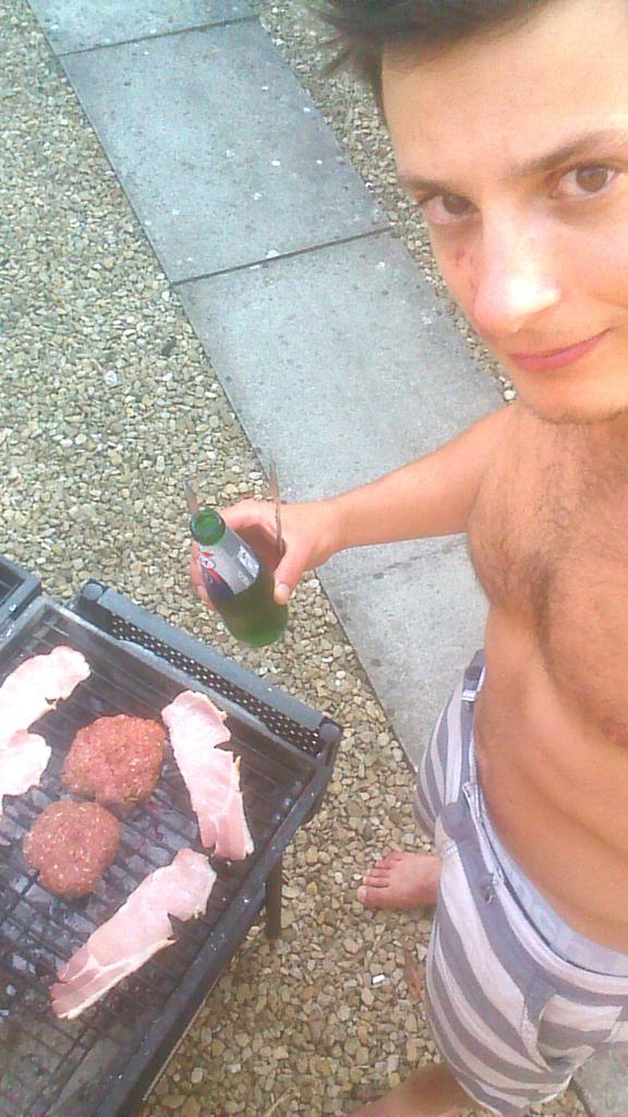 PiersShepherd's tweet photo. Suns out. Car passes MOT. Successful #git  merge. Celebrate with #bbq and a beer on a school night!! http://t.co/68S57ZQqmm