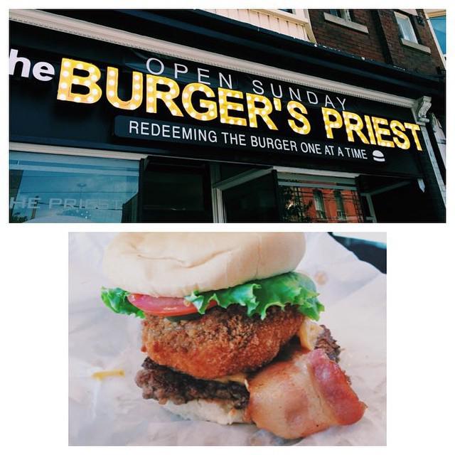 BryceEdelman's tweet photo. Priest Burger! #TheBurgersPriest http://t.co/vM3KkREo6V http://t.co/4DdiKwaTSX