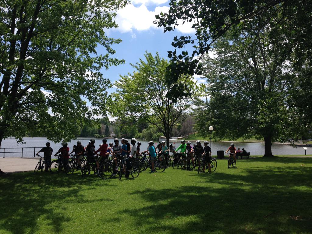 Ottawa Canal Bike Tour - our DPA - 18 km of beauty <a href="/AllanAMartinPS/">Allan A. Martin</a> <a href="/PeelSchools/">Peel District School Board</a>  #PhysicalActivity #arewedoneyet