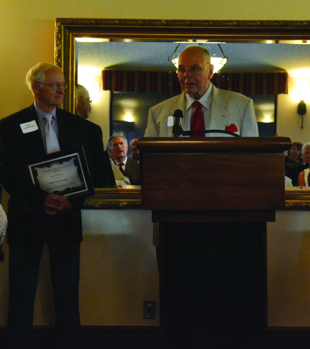 WaukFoundation's tweet photo. Annual WCCF Celebration of Giving honors founders Bryce Styza and Peter Lettenberger. #ForGoodForEver http://t.co/SYD4sXAfw7