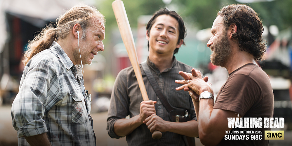 WalkingDead_AMC's tweet photo. Baseball: apocalypse style. #TheWalkingDead ⚾️ http://t.co/iva7uIs89O