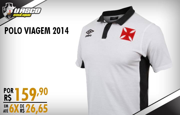 Camisa polo de viagem do Vascão! Acesse e compre: migre.me/qdnJN