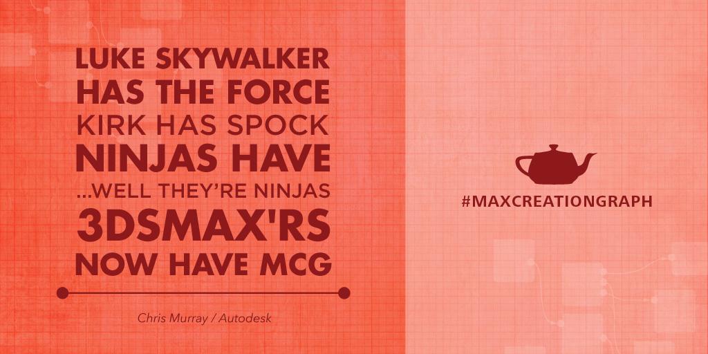 Adsk3dsMax's tweet image. Can’t beat ninjas but we’re close! #maxcreationgraph #3dsMax autode.sk/MCG