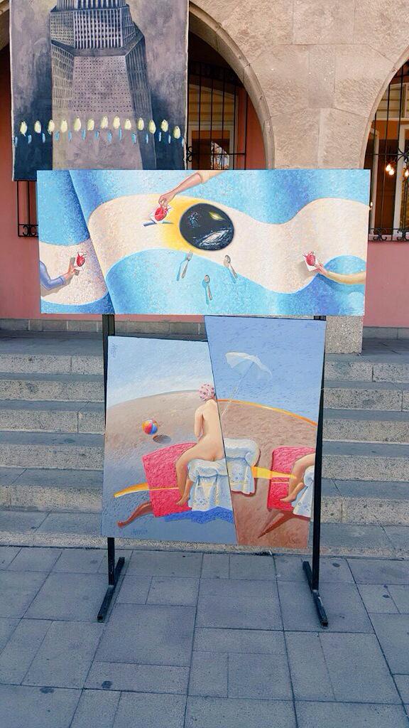 culturas_cqbo's tweet photo. [AHORA] Artistas Sanjuaninos #Argentina exponen en el frontis de @gorecoquimbo #LaSerena http://t.co/zlVv2AjjK5