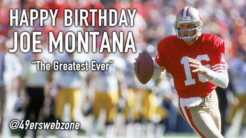Happy birthday to the greatest quarterback of all time! Remessage if you have fond memories of Joe Montana. 