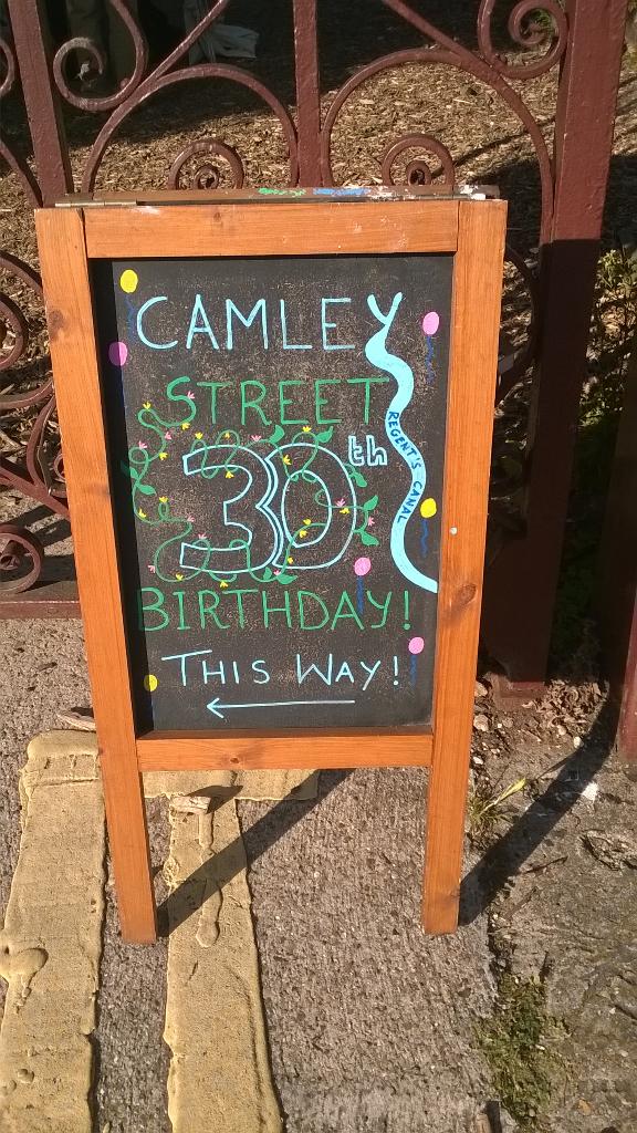 Happy 30th birthday Camley St! London Wildlife Trust Kings Cross site. Ken Livingstone opens it for the second time! 
