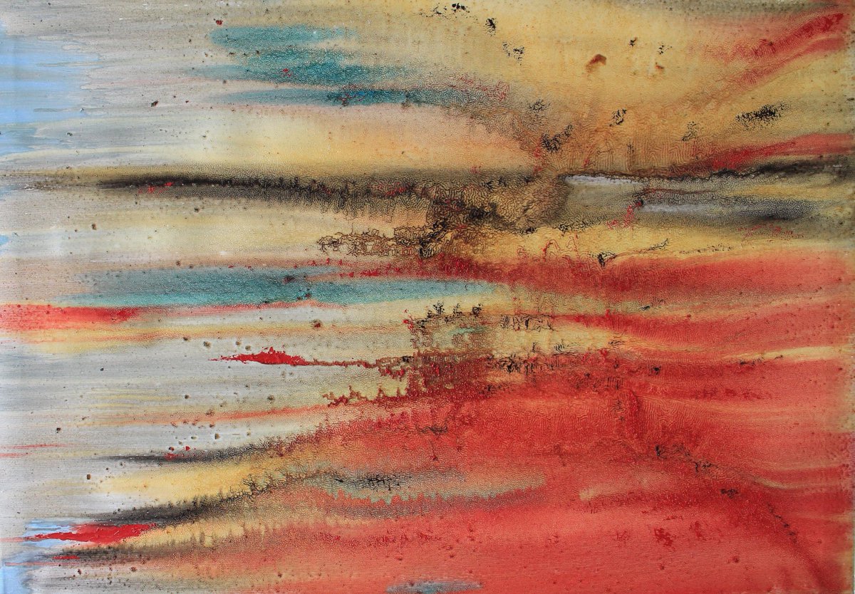 Il cielo di Bach  - (100 x 70) olio su tela - 2010