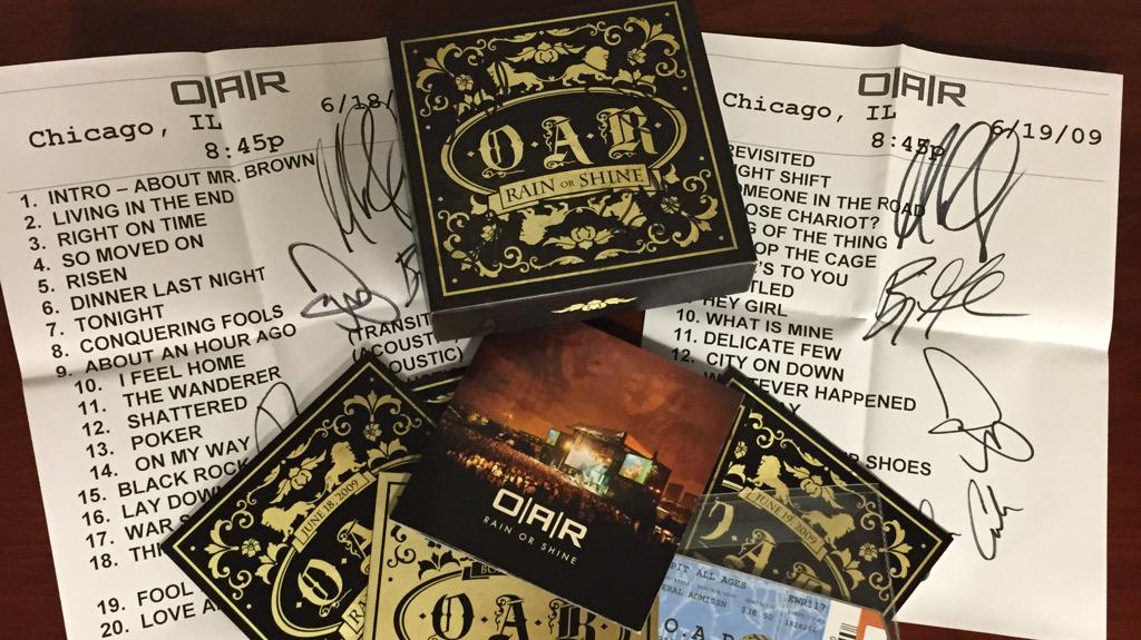 Brewers's tweet image. Speaking of @ofarevolution... We’ve got a signed deluxe pkg of “Rain or Shine” to give away.RETWEET to enter! #whiff
