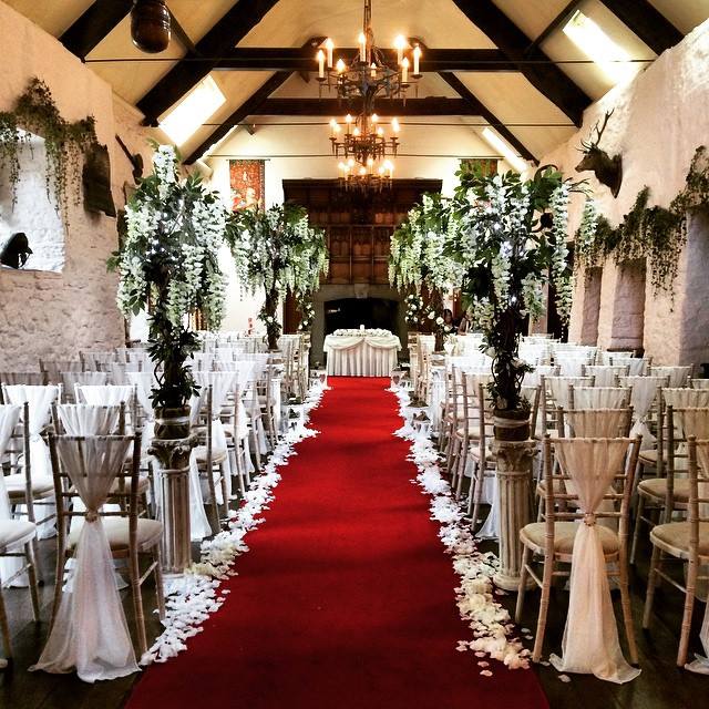 Beautiful wedding ceremony #tbt #wedding #manor #cardiff