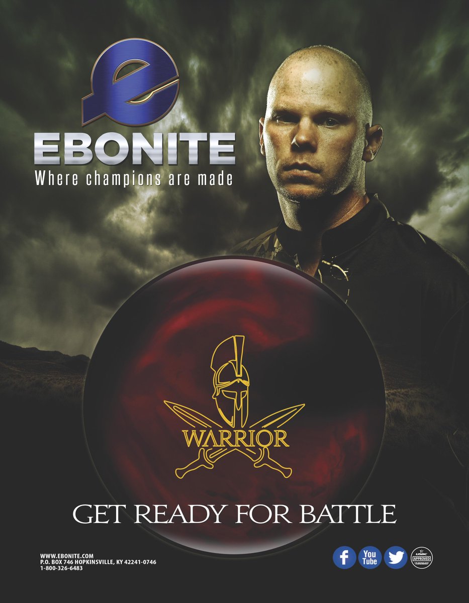 EboniteBowling's tweet image. The NEW Warrior gives you more overall hook than any other polished High Performance ball in our history. #Ebonite
