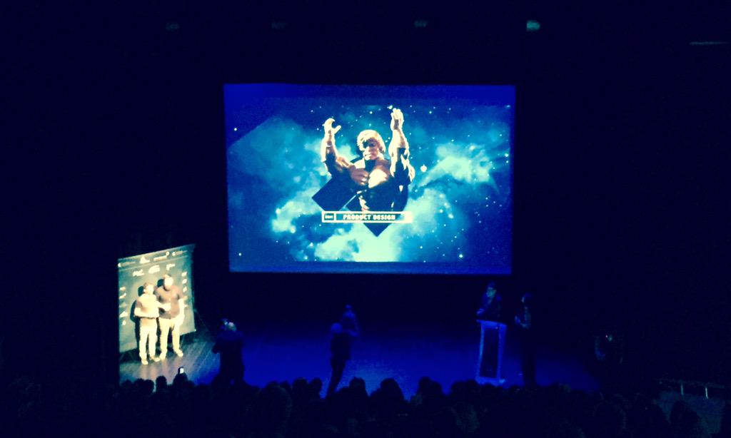 FabLxb's tweet photo. HeMan dit un grand bravo à @BunkerPalace pour leur Editorial Design Gold Award! #luxembourgdesignawards #bravolespoto http://t.co/2yAEUaC0tN