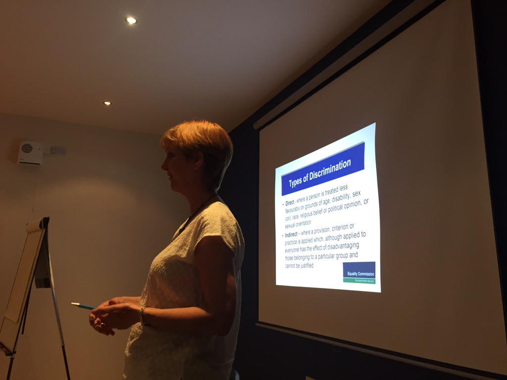 IncludingD's tweet photo. Equality Commission Lecture by Heather Wilson this evening at BAMH OCN Level 4. @EqualityCommNI http://t.co/3eTqAwJLnT