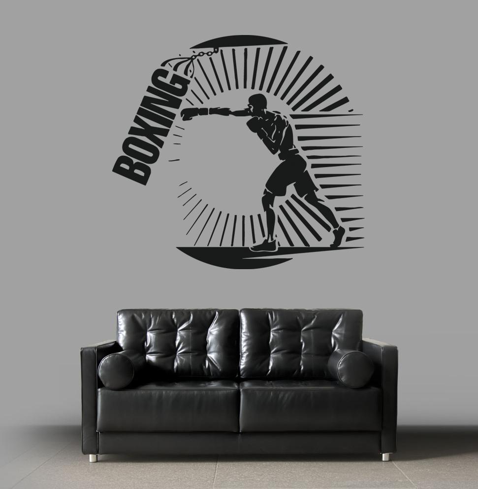 StickersForLife's tweet image. amazon.com/gp/product/B00… ik1382 Wall Decal Sticker kick boxing ring Gloves Tournament living room gym