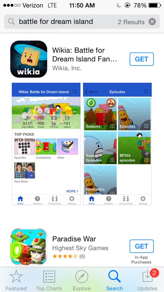 Jacknjellify on X: The BFDI wiki now has an official Wikia app. Whaaat 😲   / X