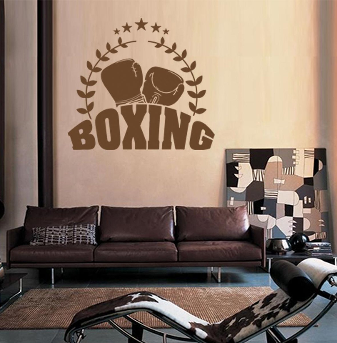 StickersForLife's tweet image. amazon.com/gp/product/B00… ik1381 Wall Decal Sticker kick boxing ring Gloves Tournament living room gym
