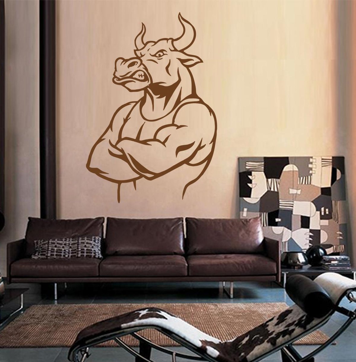StickersForLife's tweet image. amazon.com/gp/product/B00… ik1384 Wall Decal Sticker animal buffalo bull living room bedroom