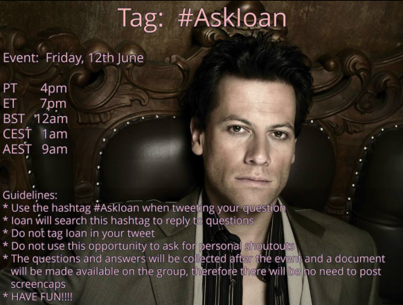 NicolShadowbled's tweet photo. Twitter Q&amp;A w/ IoanGruffudd tomorw pmEST USA, get questions ready4the big tweet- # AskIoan tomorrow  #SaveForever http://t.co/HVQmni2UCT