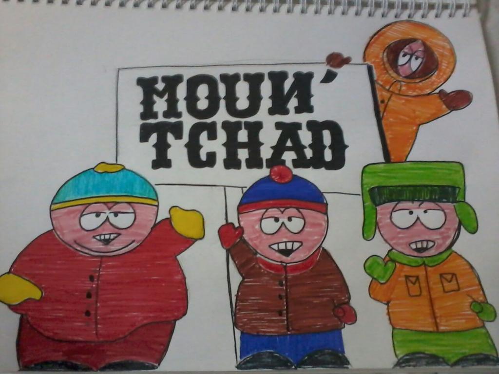 HellzHades's tweet photo. Tha #SouthPark #MounTchad by @FeelTchad #HighGuys #fuckedupminds #Stonetothebone like Matt & #JamesBrown! @SouthPark http://t.co/KdMP6cXSTE