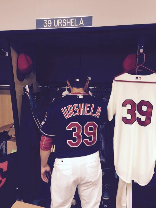 DannySalazar67's tweet photo. S/O to @Urshela10 on his first ML Hit and also his first ML Home Run, so proud of you Hermano @Indians http://t.co/2giUDHp3fd