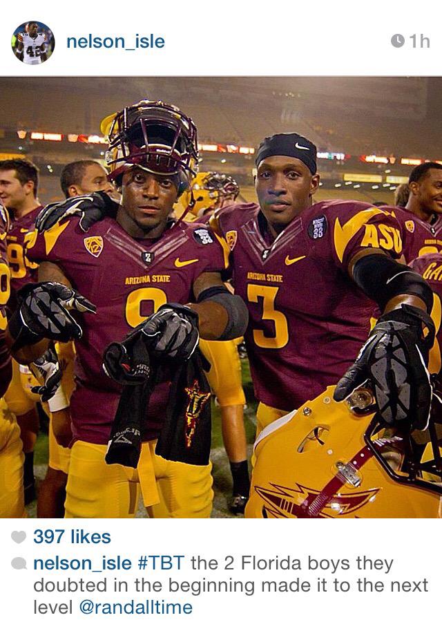 ASUFootball's tweet photo. #NoFlyZone @NELSON_ISLE @RandallTime http://t.co/xnhLoRAdhE