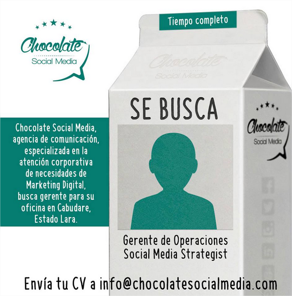 CMProfesional's tweet photo. ¡Más ofertas! Buscan Social Media Strategist en #Barquisimeto ¿Te animas? #CommunityManager #RedesSociales #EmpleoCM http://t.co/7aqE3n05LA