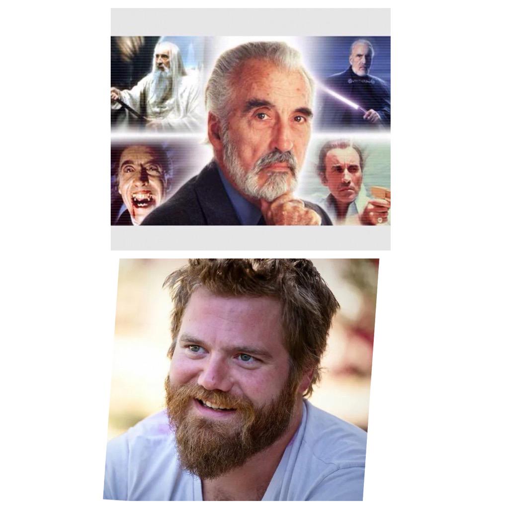 Rest in Peace Christopher lee and happy birthday and rest in peace Ryan Dunn 