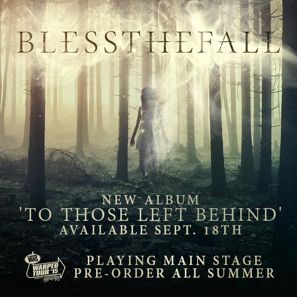 blessthefall's tweet image. Excited to announce or new album #ToThoseLeftBehind will be released on Sept. 18th!