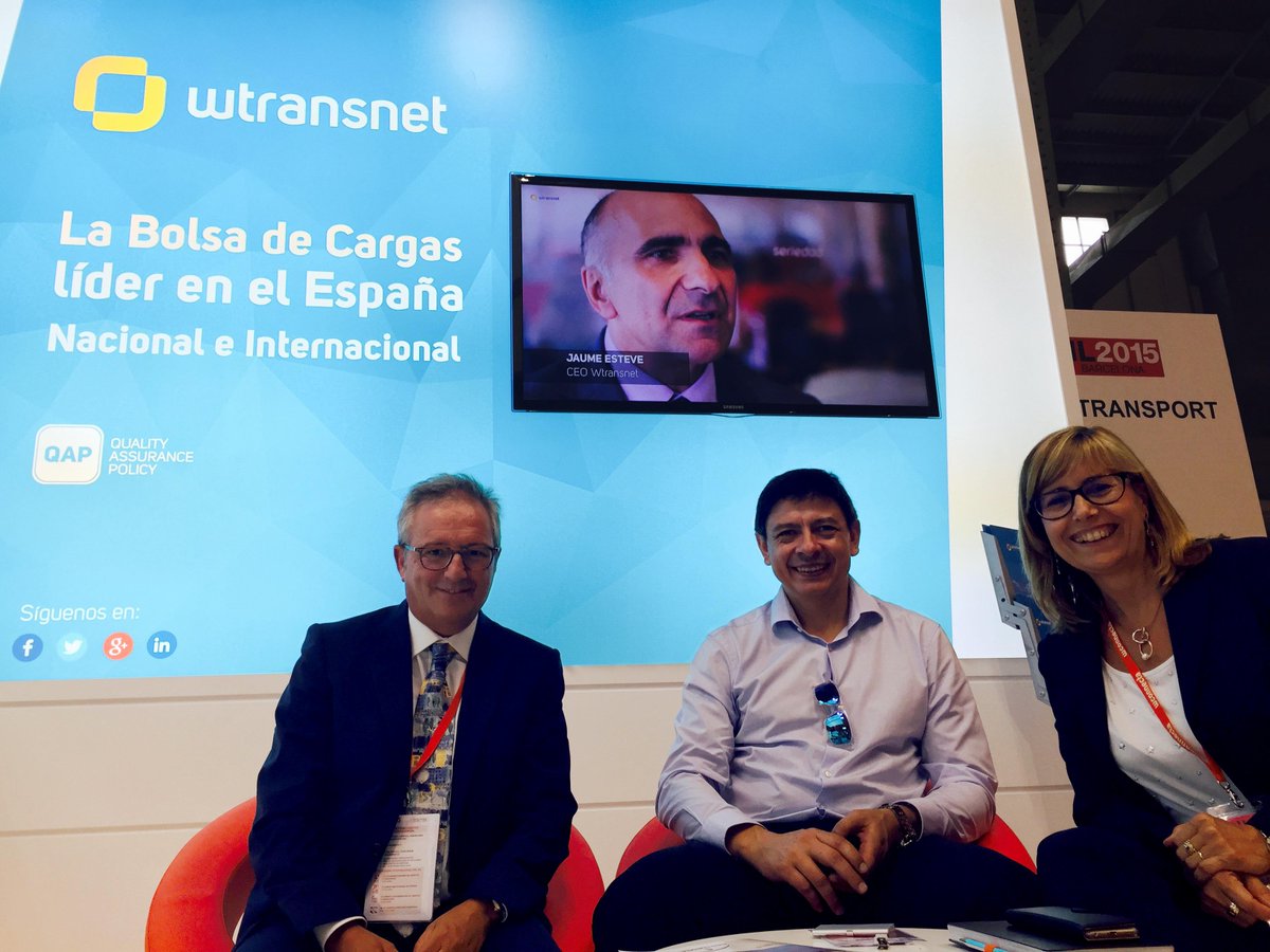 ReddSystem's tweet photo. @RastreosatGPS y @wtransnet juntos en #Silbarcelona 2015 @Silbarcelona -
#tecnología #logística  #suministro #SIL2015 http://t.co/ZsxkqgZmC0