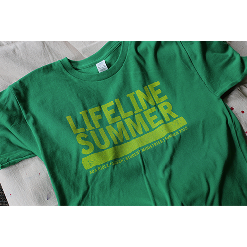 LifelineABC's tweet photo. Booyah! We got our new summer shirts in. http://t.co/qr9NLm6M01