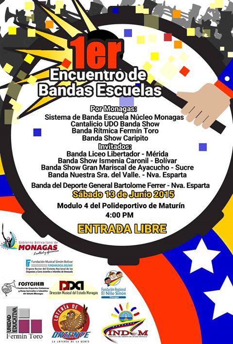 Desfile sistema de Bandas Escuela Monagas 13/06/15 2:00pm <a href="/SistMon/">Sistema Monagas</a> <a href="/SistemBoqueron/">Sistem Boqueron</a> <a href="/sistemamaturin/">nucleo maturin</a> <a href="/elsistema/">El Sistema</a>