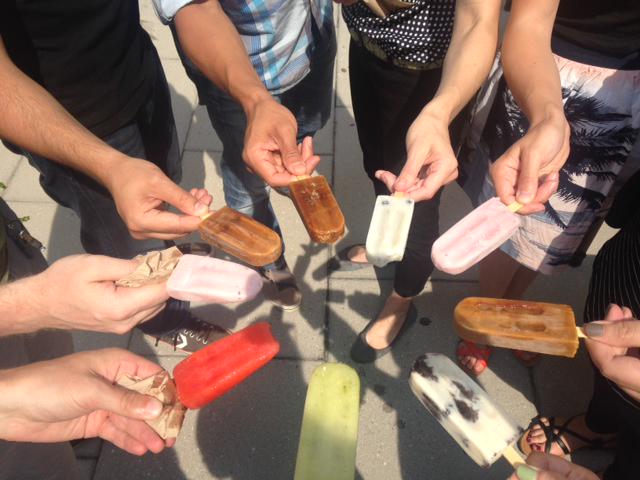 LivingSocial's tweet photo. We visited our new neighbors @pleasantpops in #DC!  #PopsicleBreak is the new #CoffeeBreak http://t.co/vbHgXmKPlP