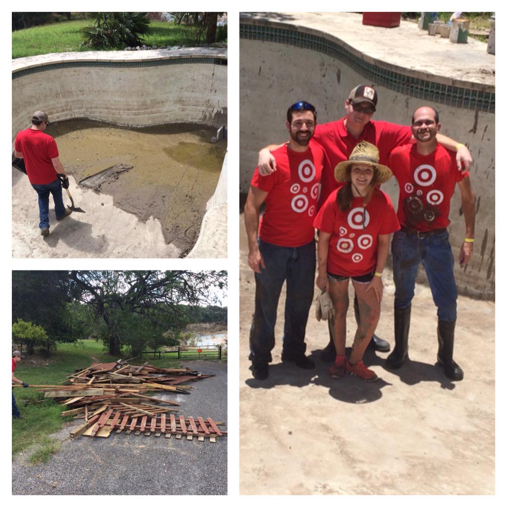 2438 Picking up the Wimberley mess #workinghard #gettingdirty <a href="/ConnieDroge/">Connie Droge</a> <a href="/DerinBriggs/">Derin</a>