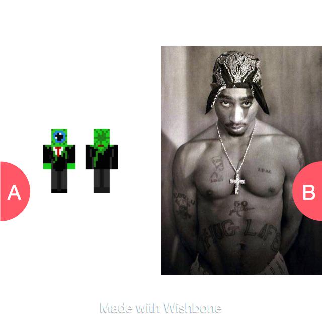 Tyrone542's tweet photo. Pixel or 2pac http://t.co/U8RBwnUzAQ http://t.co/hfWANwWESe
