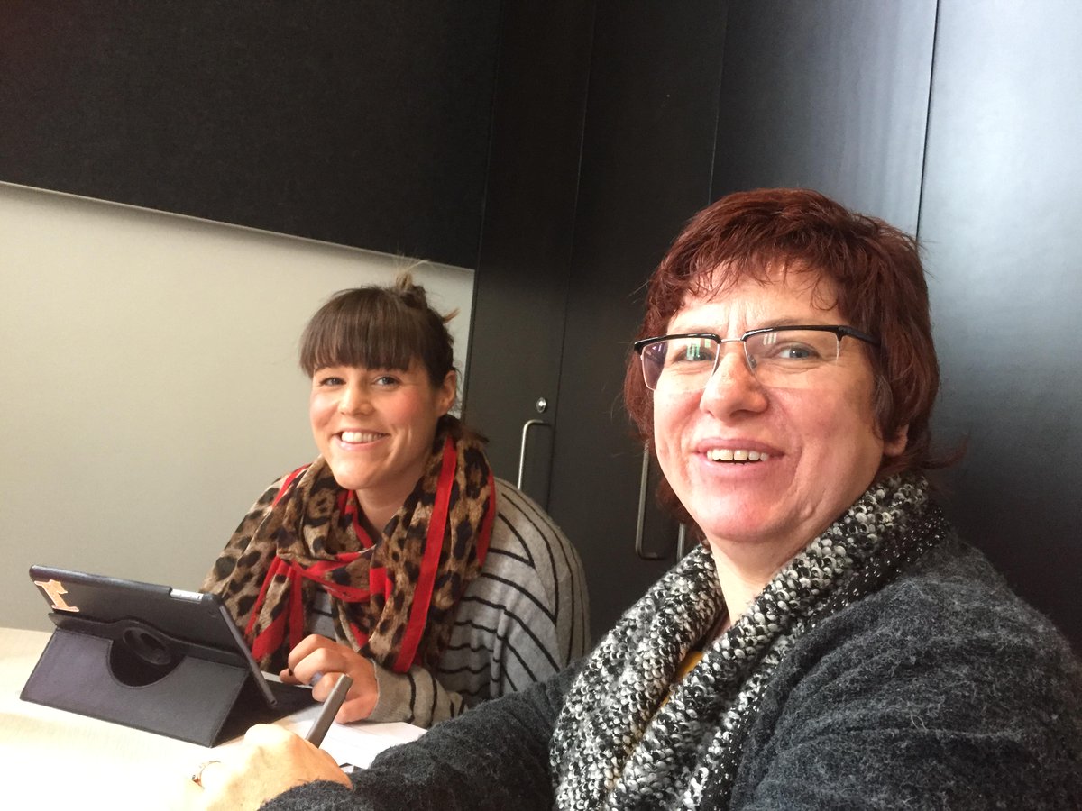 SKPS1479's tweet photo. Margie (Tree House), Sarah and Jo are at Bastow on the final day of Leading for Continuity of Learning http://t.co/qRxeyPEya9