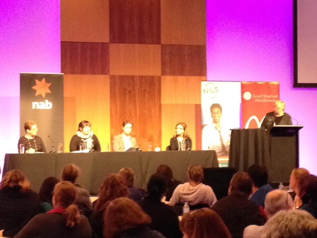 rebecchio's tweet photo. Economic abuse keeps women tied to their abusers says Tanya Corrie @GoodAdvocacy at #NILS15 http://t.co/NJbZvxYLYN
