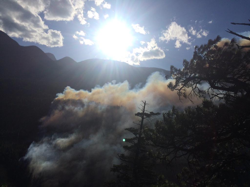 #Lytton the front line of the forest fire