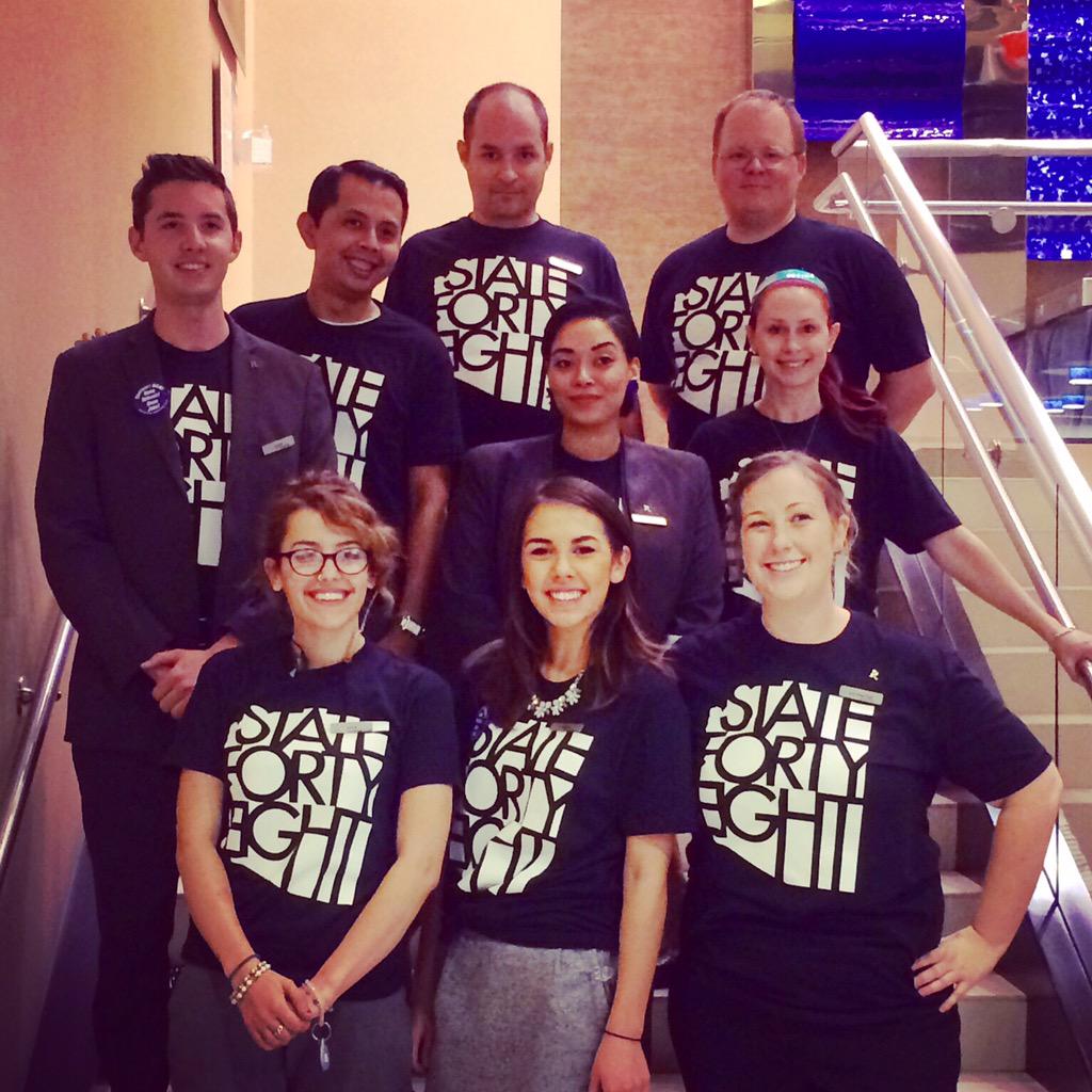 RenHotelPhx's tweet photo. Rteam showing our support for the wonderful @statefortyeight! #DayOfDiscovery #PHXparty #dtphx #yesphx http://t.co/ucfCqsgE7Q