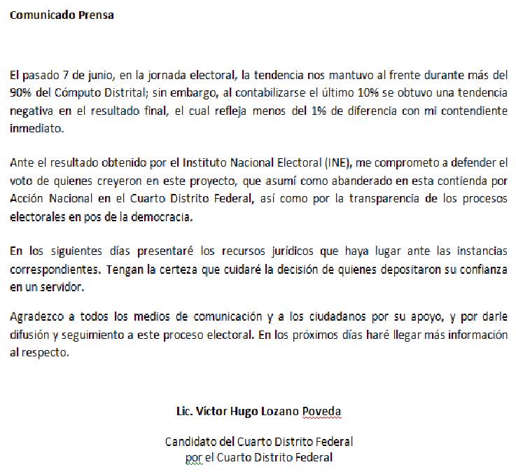 victorlozanop's tweet photo. Amigos, seguimos defendiendo tu voto depositado en las urnas ¡#graciascuartodistrito por tu apoyo y confianza! http://t.co/6nEacs1Ejk