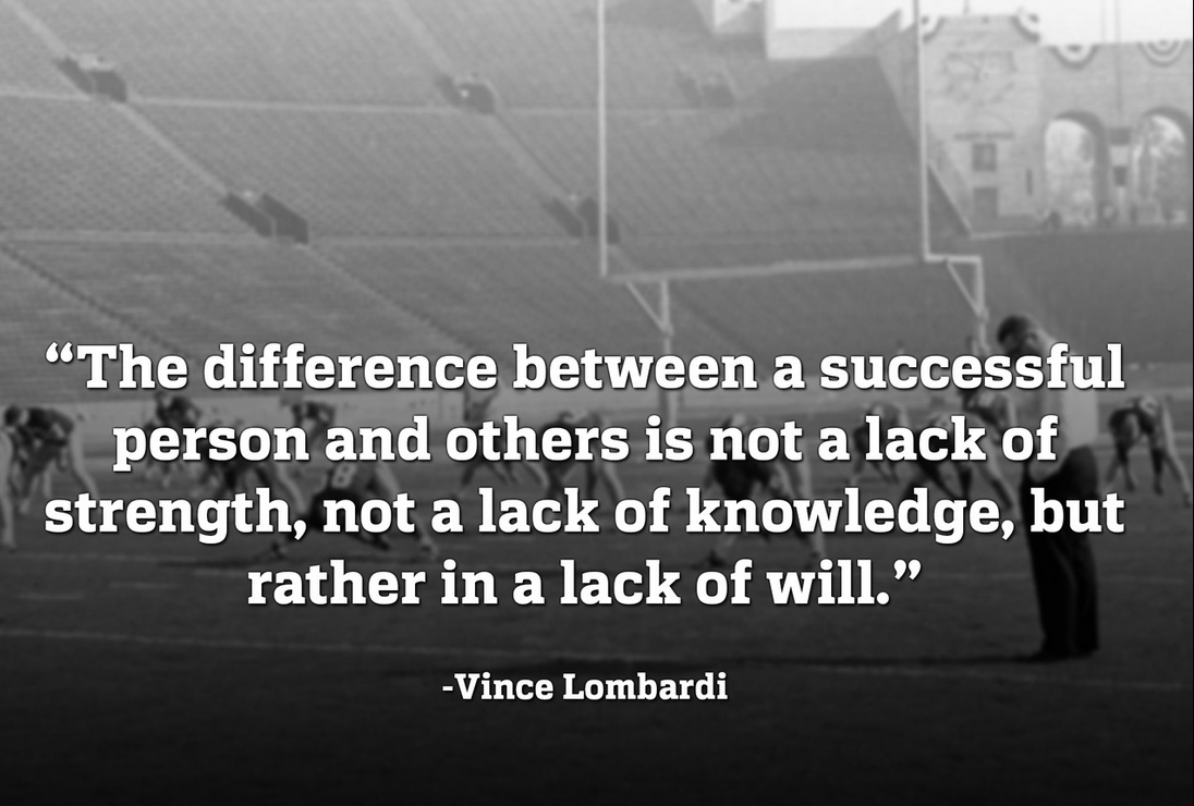 nflnetwork's tweet photo. #LombardiQuotes http://t.co/VkgNyCxMLe