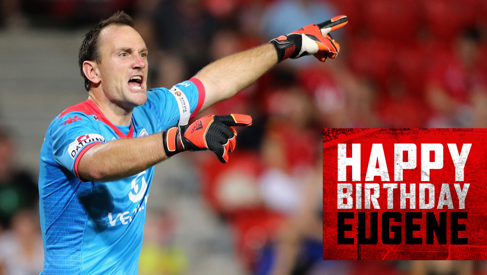 A big Happy Birthday to our inspirational captain and goalkeeper, Eugene Galekovic! He\s 34 today! 